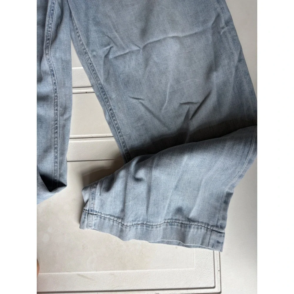 Scotch & Soda Chelsea Hotel Wide Leg Pleated Jeans Light Indigo 26